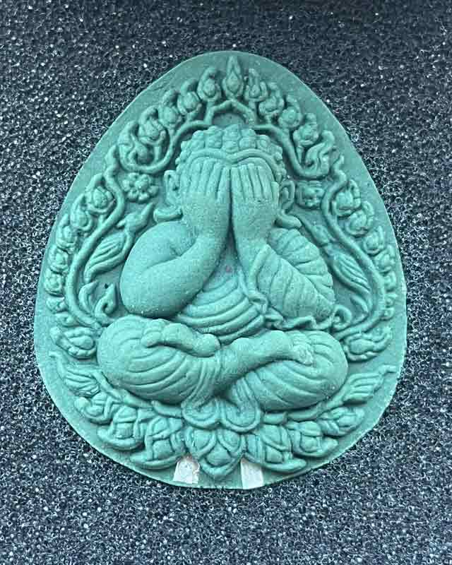 หลวงปู่อิ่ม ปญฺญาวฺโธ วัดทุ่งนาใหม่ จ.นครศรีธรรมราช ปิดตาพุทธศิลป์ ตะกรุดเงิน 