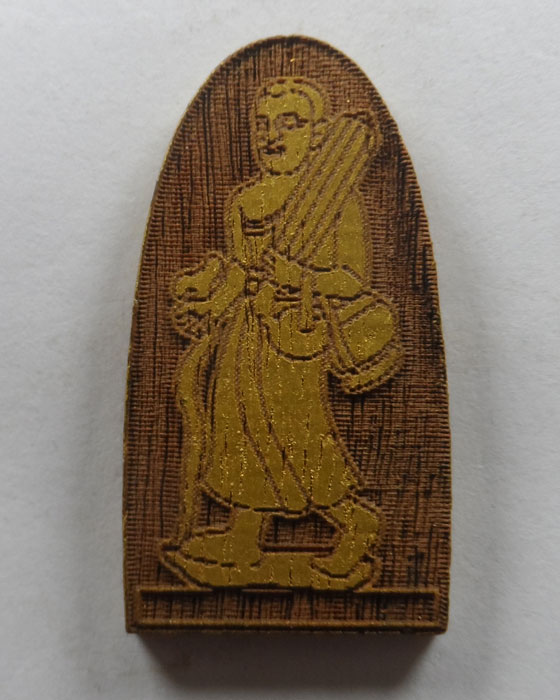 พระสิวลี (เนื้อไม้มะค่า) หลวงพ่อกวย วัดโฆสิตราม จ.ชัยนาท ปี๒๕๖๑ รุ่นบูชาครู