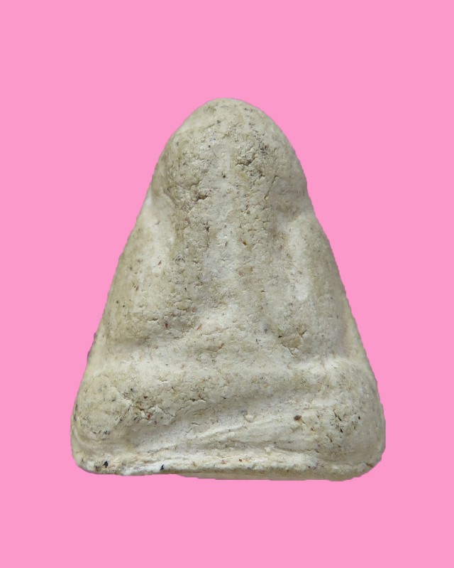 พระปิดตา พิมพ์เล็ก เนื้อผงผสมผงบางขุนพรหม อาจารย์เชื้อ วัดสะพานสูง ปี 05