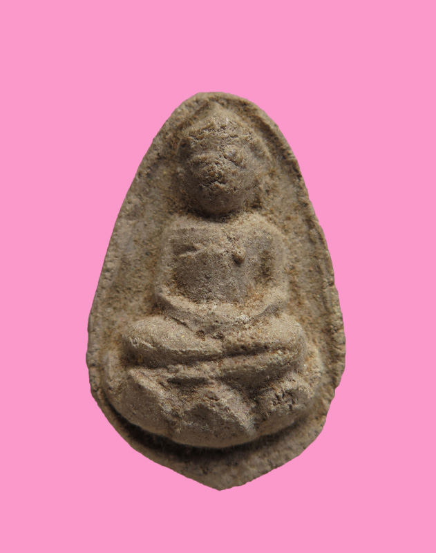 พระกลีบบัว เนื้อผงยา เก่า