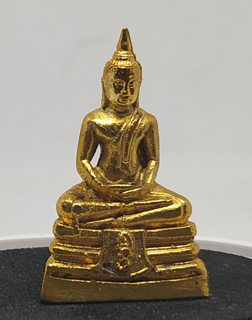 N หลวงพ่อโสธร พระกริ่ง ปี ๒๕๔๕ กะไหล่ทอง สวยๆ สร้างอุโบสถหลังใหม่ สวยมีกล่องเดิม