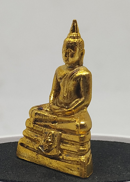 N หลวงพ่อโสธร พระกริ่ง ปี ๒๕๔๕ กะไหล่ทอง สวยๆ สร้างอุโบสถหลังใหม่ สวยมีกล่องเดิม