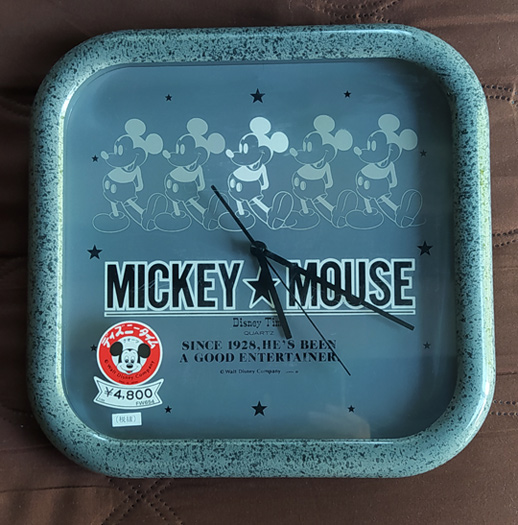 นาฬิกาผนัง Walt Disney ญี่ปุ่น ของแท้ ลาย MICKEY MOUSE
