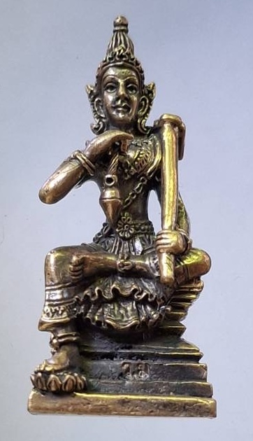 รูปหล่อพระวิษณุกรรม วิทยาลัยเทคนิคมาบตาพุด จ.ระยอง ปี2550 เนื้อทองผสม #4