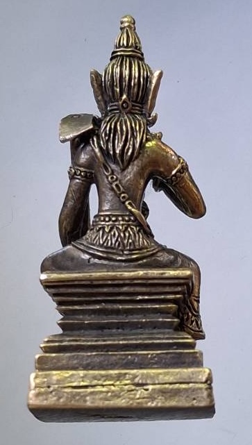 รูปหล่อพระวิษณุกรรม วิทยาลัยเทคนิคมาบตาพุด จ.ระยอง ปี2550 เนื้อทองผสม #4