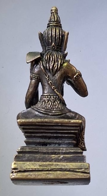 รูปหล่อพระวิษณุกรรม วิทยาลัยเทคนิคมาบตาพุด จ.ระยอง ปี2550 เนื้อทองผสม #5