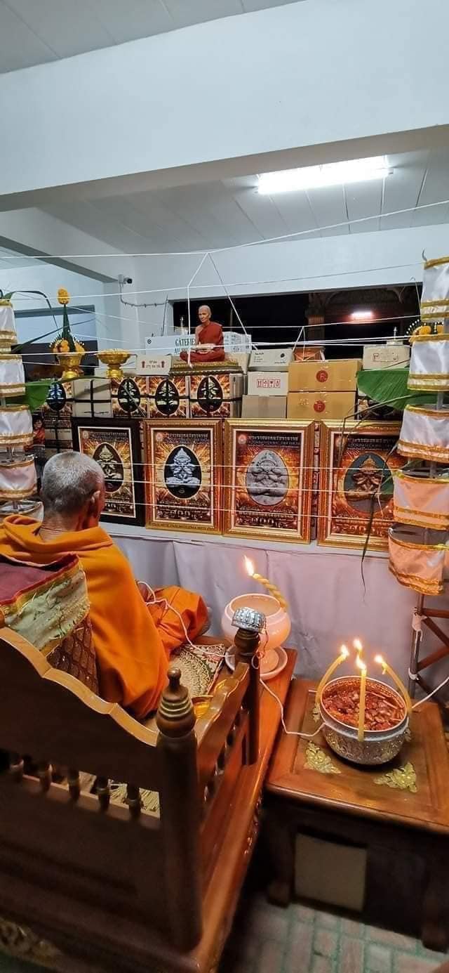 หลวงพ่อพัฒน์ ปุญฺญกาโม วัดห้วยด้วน จ.นครสวรรค์ รุ่น พระปิดตามหาจักรพรรดิ์ 100 ปี วัดสร้าง