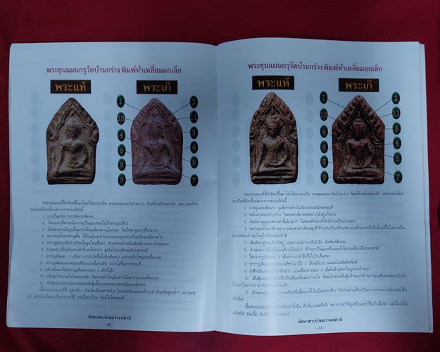 (ปิด69-) ศึกษาและสะสม ชี้จุดศึกษาแท้-เก๊ พระขุนแผนบ้านกร่าง 21.5x29ซ.ม. 62หน้า (มือ2)