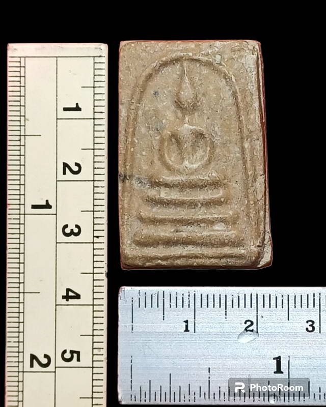 พระสมเด็จ หลวงพ่อเงิน บางคลาน ปี 15 เนื้อผงน้ำมัน พิมพ์ A