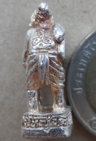 ชูชกมหาลาภ รุ่น๑เนื้อเงิน หลวงพ่อสิน วัดละหารใหญ่ ระยอง ปี2550เลข947 รุ่นเรียกสินทรัพย์เงินทอง+กล่อง