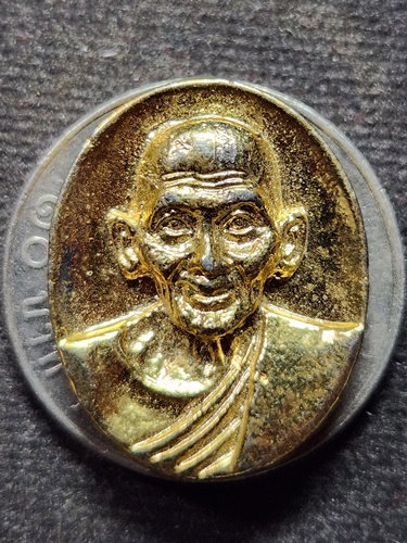 เหรียญหล่อหลวงปู่ศุข หลังกรมหลวงชุมพรฯ ที่ระลึกขยายอาคารวัดสิงห์ ปี 2545