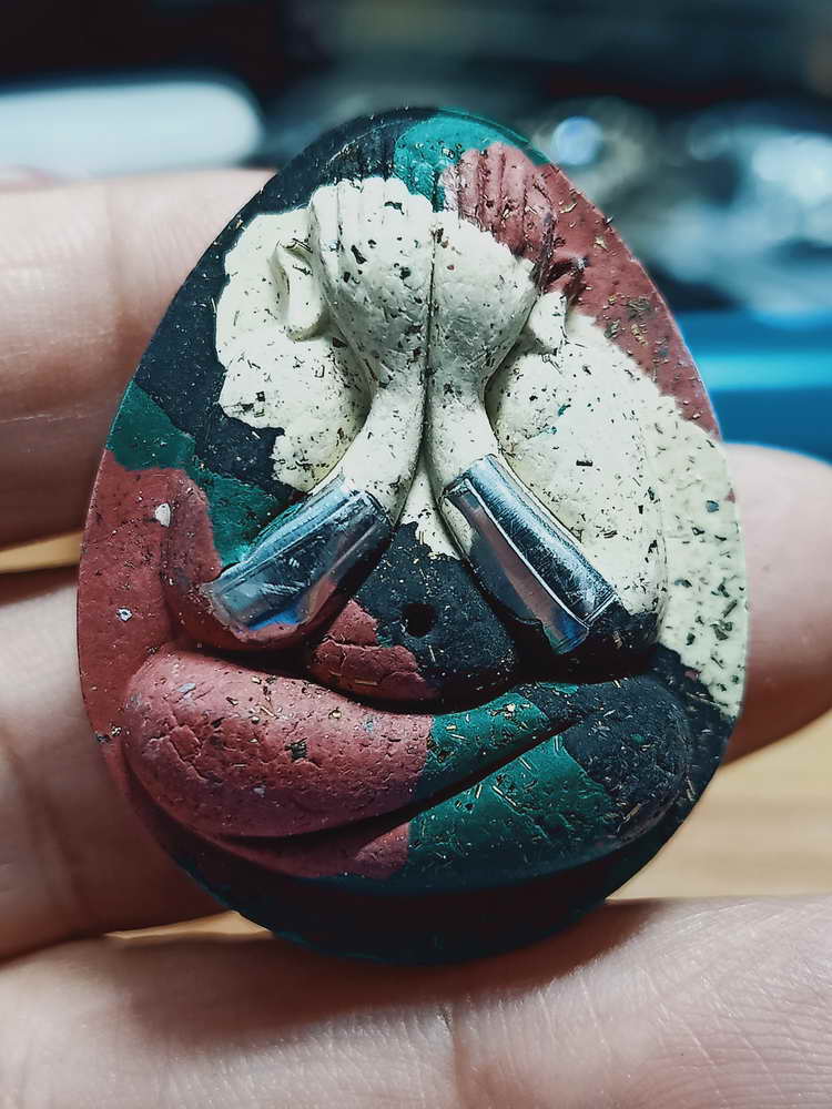 4-320 พระปิดตาจัมโบ้ ปลดหนี้ 168 หลวงปู่หมุน ฐิตสีโล วัดบ้านจาน จ.ศรีสะเกษ 2566 เลข 1476 กล่องเดิม