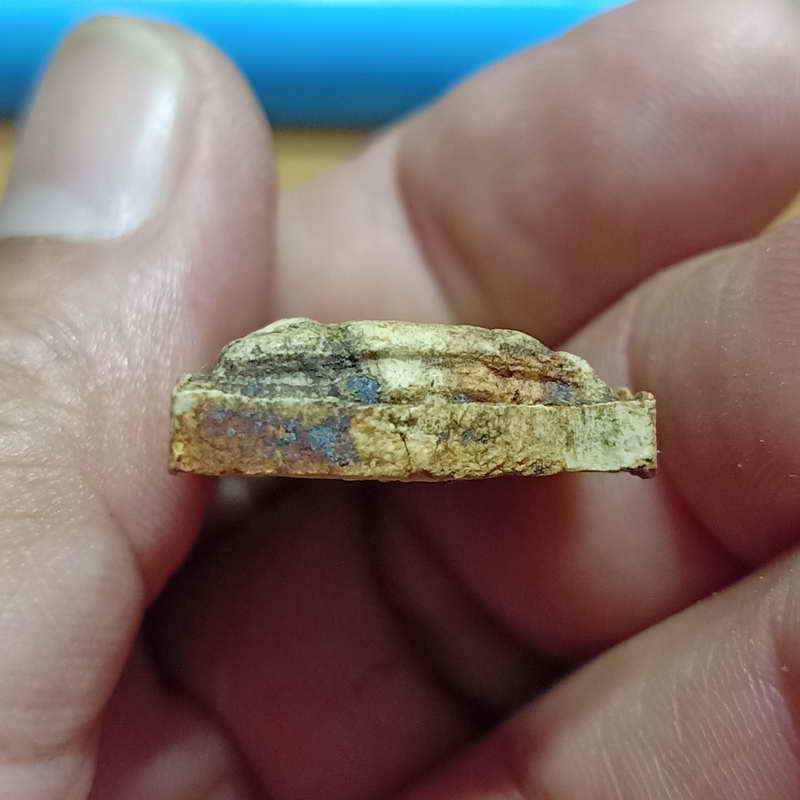 พระพิมพ์นาคปรก หลวงปู่โชติ อาภัคโค วัดภูเขาแก้ว อ.พิบูลมังสาหาร จ.อุบลราชธานี เก่าเก็บจากกรุ