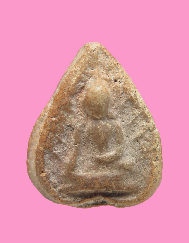 นางพญาพิมพ์ใบโพธิ์เล็ก สมเด็จพุฒาจารย์ เขียว ลงกรุวัดสัตตานารถ