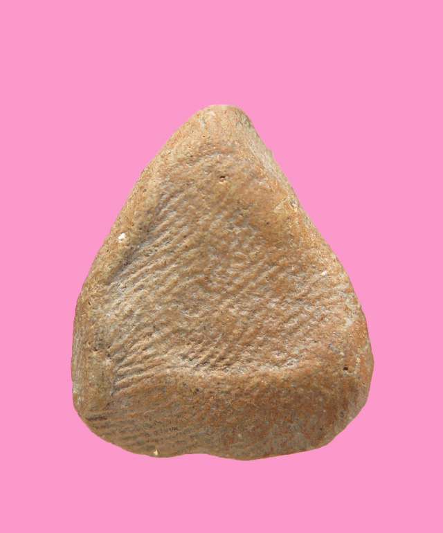 นางพญาพิมพ์ใบโพธิ์เล็ก สมเด็จพุฒาจารย์ เขียว ลงกรุวัดสัตตานารถ