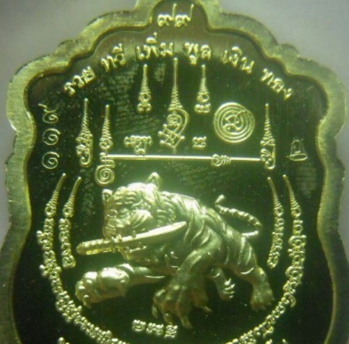 **เบา​ๆ​**เหรียญพยัคฆ์คุ้มครอง หลวงพ่อพัฒน์ วัดห้วยด้วน นครสวรรค์ ปี ๒๕๖๔**ตอกโค้ด สวยๆ กล่องเดิม