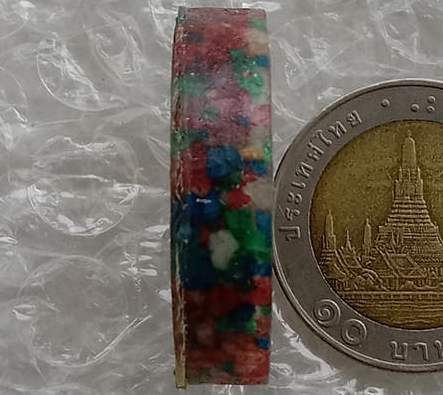 รูปเหมือนพิมพ์ล้อแม็ก เนื้อเรซิ่นผสมพลอยเสก หลวงปู่ละมัย(ลมัย) เกจิเหนือโลกอีกองค์ที่ร่วมปลุกเสกวัตถ