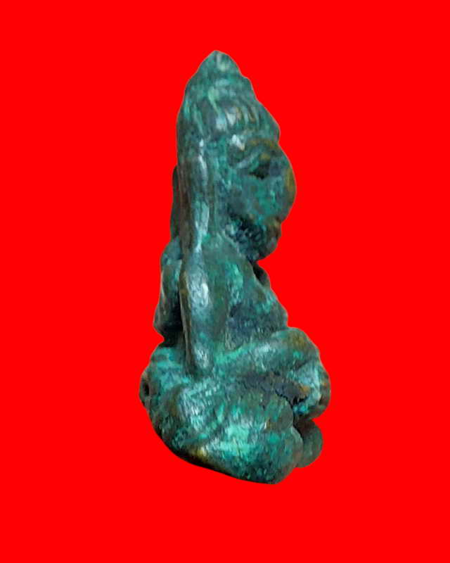 พระอุปคุตอุ้มบาตรรมดำเก่าๆไม่ทราบที่