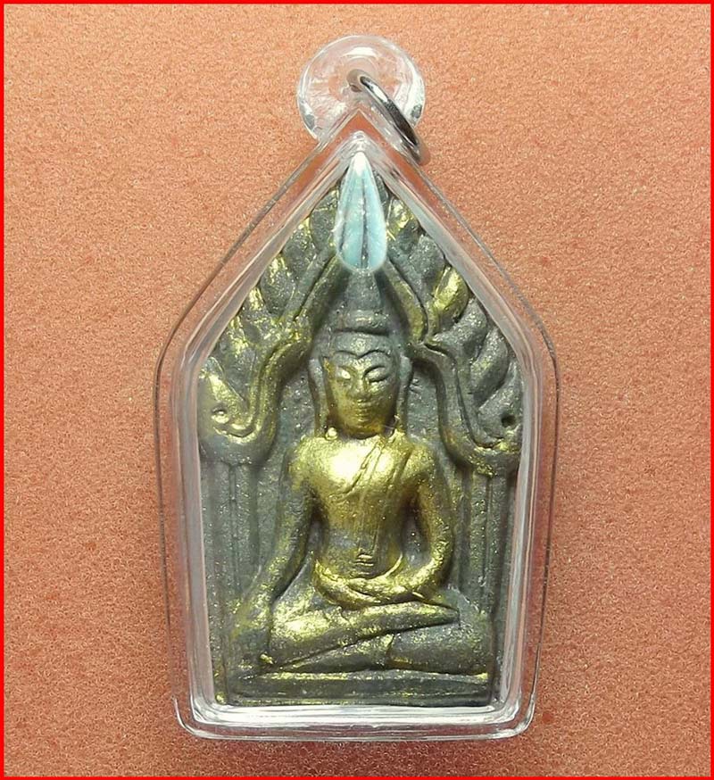 พระขุนแผนรุ่นแรก ฝังเสือเนื้อชนวนทองแดง หลวงพ่อสายทอง วัดพรหมนิวาส อยุธยา ปี 2553 เลี่ยม