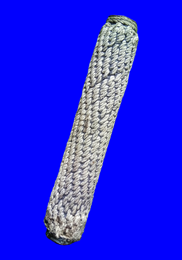 ตะกรุดโทน หลวงพ่อทบ ธัมมปัญโญ วัดพระพุทธบาทเขาชนแดน จ.เพชรบูรณ์ "ถักลายชานหมาก"