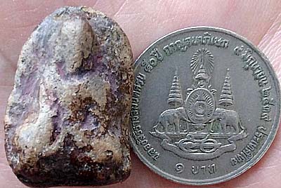 *พระเม็ดบัว (เม็ดน้อยหน่า) เนื้อดิน กรุวัดพระแก้ว กำแพงเพชร*