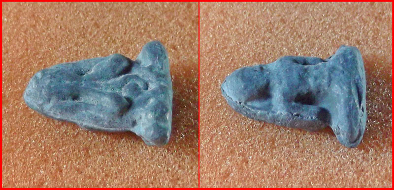 พระปิดตา หลวงพ่อชำนาญ วัดบางกุฎีทอง จ.ปทุมธานี เนื้อตะกั่ว