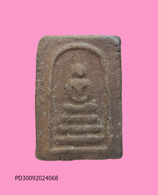 สมเด็จพิมพ์คะแนน เนื้อดิน หลังลงทอง