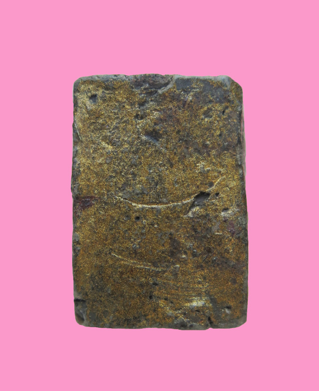 สมเด็จพิมพ์คะแนน เนื้อดิน หลังลงทอง