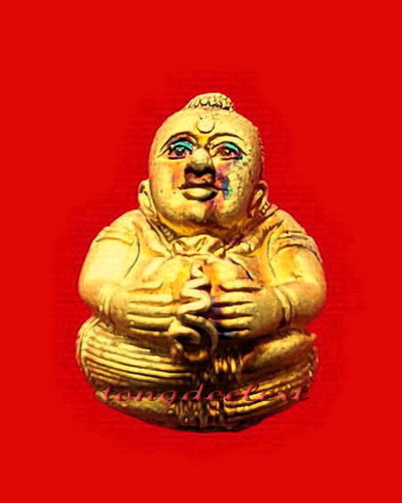 	กุมารทองเทวฤทธิ์ หลวงพ่อลำใย วัดทุ่งลาดหญ้า จ.กาญจนบุรี กะไหล่ทอง ฝังตะกรุด 2 ดอก สวยมากค่ะ