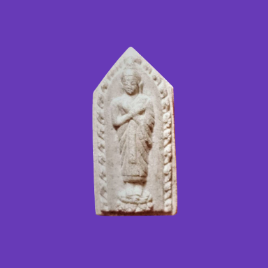 เคาะเดียว>พระปางรำพึง(วันศุกร์) เนื้อผงน้ำมัน วัดพระพุทธบาท จ.สระบุรี ปี2521(ลป.โต๊ะ,ลพ.กวย ปลุกเสก)