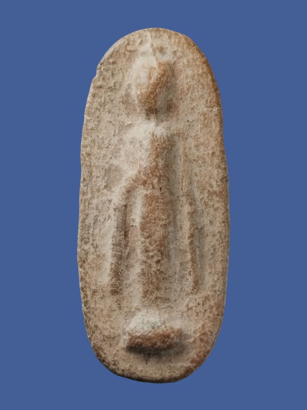 พระร่วงยืนปางประทานพร หลวงพ่อกวย วัดโฆษิตาราม เนื้อดินยุคต้น