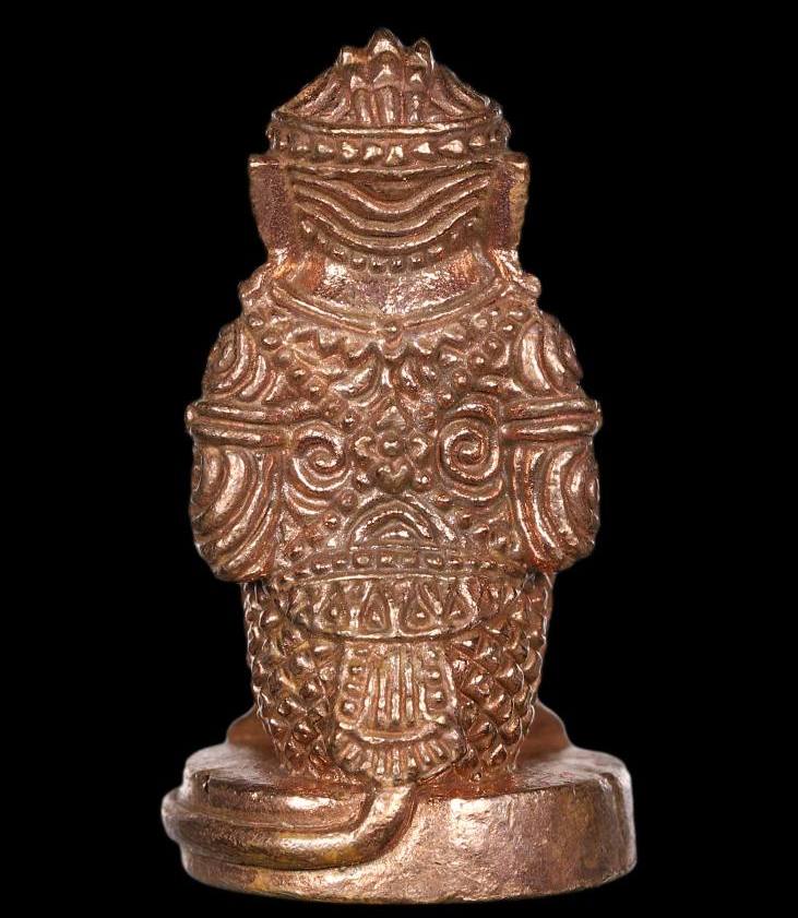 หนุมาน รุ่นแรก หลวงพ่อส่วน วัดหนองคล้า จ.ชลบุรี ปี2558 เนื้อทองแดง(กรรมการ) หมายเลข3316+กล่อง