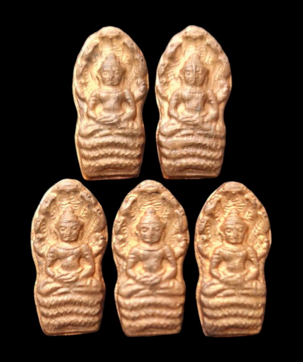 เคาะแรกแดง..ปรก ๘ รอบ ทองแดง ๕ องค์..ลป.พรหมา สวนหินผานางคอย จ.อุบลราชธานี / ส่ง ems