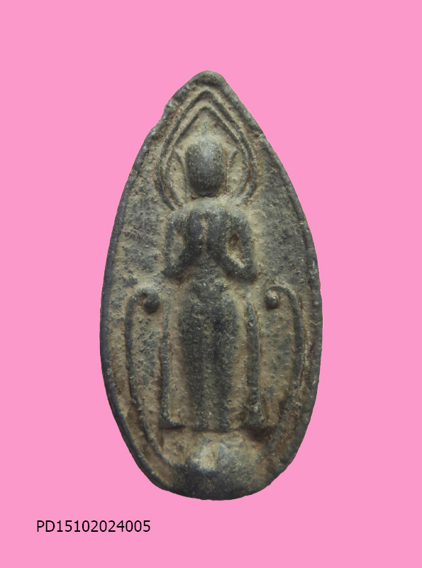 พระเนื้อดิน (ยุคต้น) พิมพ์พระประจำวัน หลวงพ่อผาด วัดท่าจัด สุพรรณบุรี