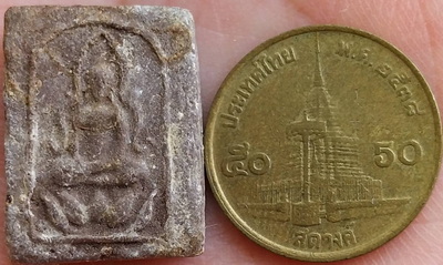 *พระผงอรหังกลีบบัว พิมพ์เล็ก ยุคเเรก หลวงพ่อสนิท วัดลำบัวลอย นครนายก ปี๒๔๘๕*