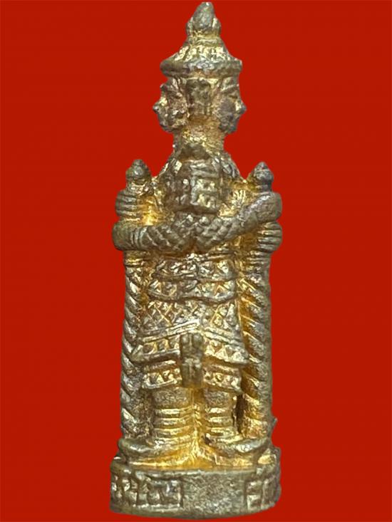 รูปหล่อลอยองค์ ท้าวเวสสุวรรณ 2 หน้า ปีพ.ศ. 2545