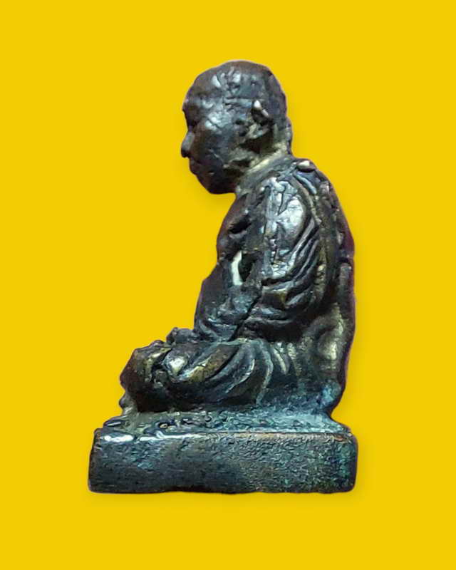 รูปหล่อโบราณรุ่นแรกหลวงพ่อทองดีวัดไทรเหนือ นครสวรรค์ปี2524 ติดรางวัลที่3