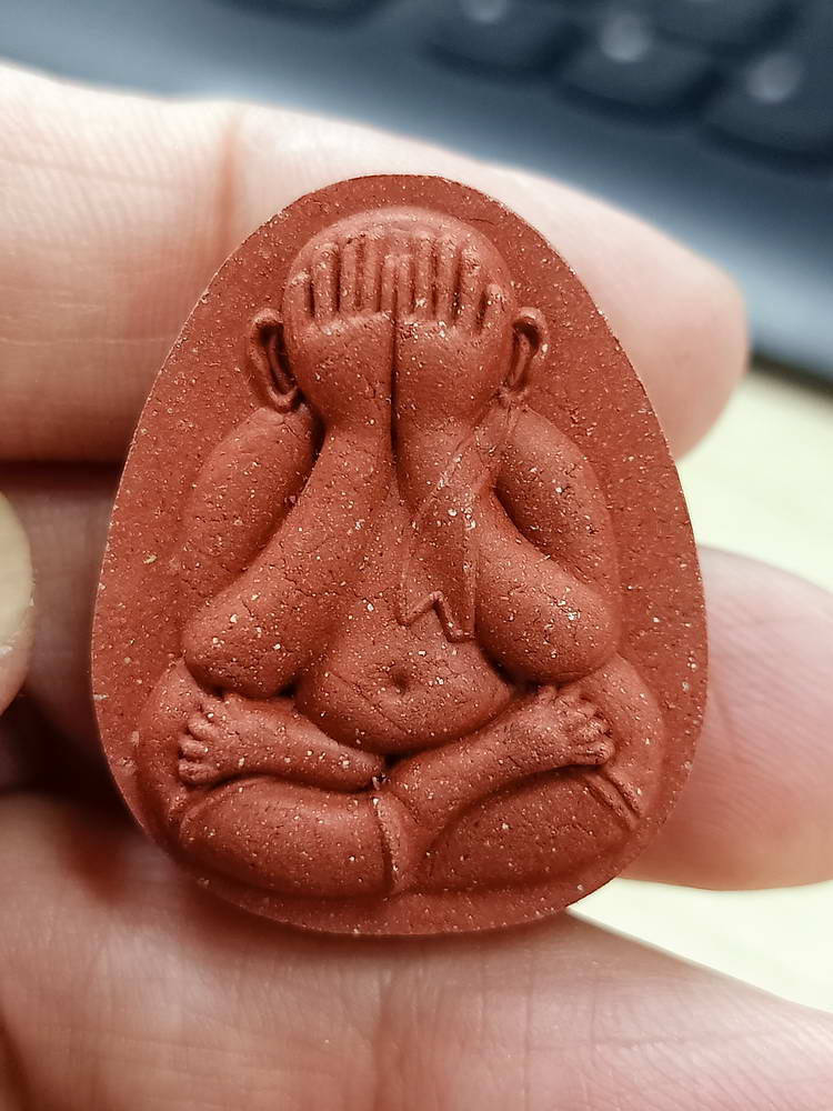 5-60 พระปิดตา เรียกทรัพย์ ชนะจน หลวงพ่อพัฒน์ วัดห้วยด้วน จ.นครสวรรค์ 2566 กล่องเดิม