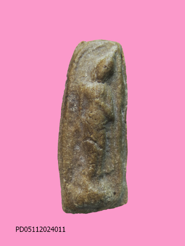 พระลีลา เนื้อผงน้ำมัน หลังกบ