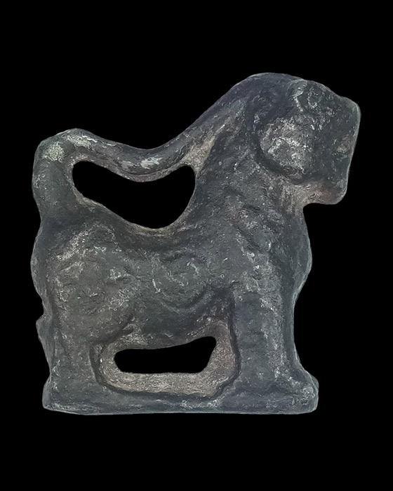 สิงห์เนื้อตะกั่ว(ยุคต้น) หลวงพ่อกวย ชุตินธโร วัดโฆษิตาราม จ.ชัยนาจ