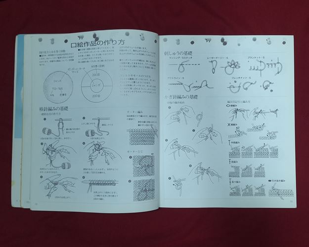 (ปิด49-) หนังสือญี่ปุ่นถักโครเช่ต์ตุ๊กตาน่ารัก 21x25.5ซ.ม. (สภาพมือ2)