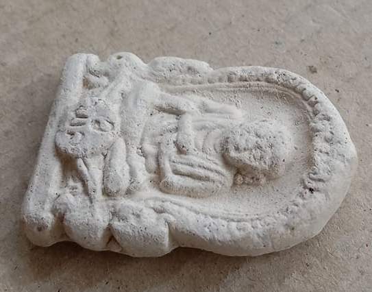 พระรูปเหมือนสมเด็จพระพุฒาจารย์(โต) วัดพลา เนื้อผง ปี2510 จ.ระยอง (หลวงปู่ทิมปลุกเสก)