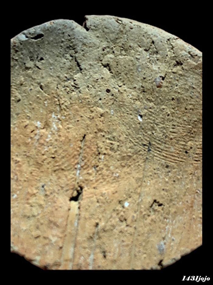 หลวงพ่อพ่วง วัดกก เนื้อดิน พิมพ์จันทร์ลอย กรุเพดานโบสถ์ ปี 2473 จ.กรุงเทพฯ