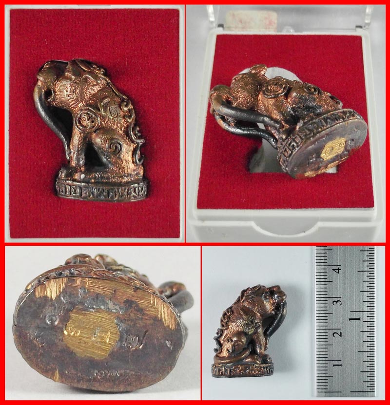 เสือหล่อรุ่นแรก หลวงพ่อสายทอง วัดพรหมนิวาส จ.อยุธยา เนื้อสำริด  ปี 2553 #127