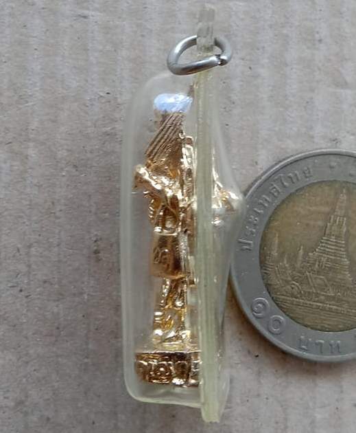 พระสิวลี หลวงพ่อผาง วัดอุดมคงคาคีรีเขตต์ จ.ขอนแก่น เลี่ยมกันน้ำ