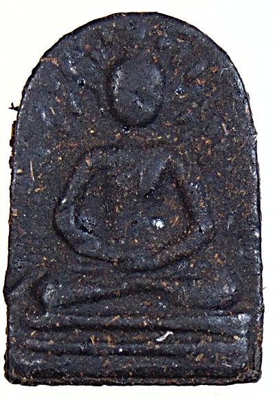 ๒๐ พระสมเด็จปรกโพธิ์ วัดกลางบางแก้ว เนื้อยาจินดามณี (มีรอยรานด้านหลัง)