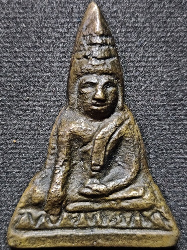 วัดบางพลีใน จ.สมุทรปราการ  เหรียญหล่อโบราณ หลวงพ่อโต กรุแตกรุ่น 2 หลังยันต์พุฒ พ.ศ.2523