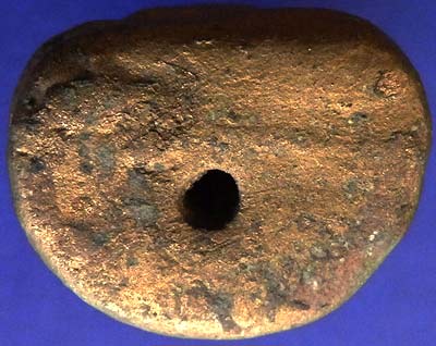 *พระสังกัจจายน์ลอยองค์ เนื้อดินเผาทาทองบรอนซ์ หลวงพ่อกวย วัดโฆษิตาราม ชัยนาท*