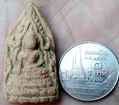 *พิมพ์พุทธชินราชห้าเหลี่ยม เนื้อดิน ท่านเจ้าคุณศรีฯ(สนธิ์) วัดสุทัศน์ฯ*