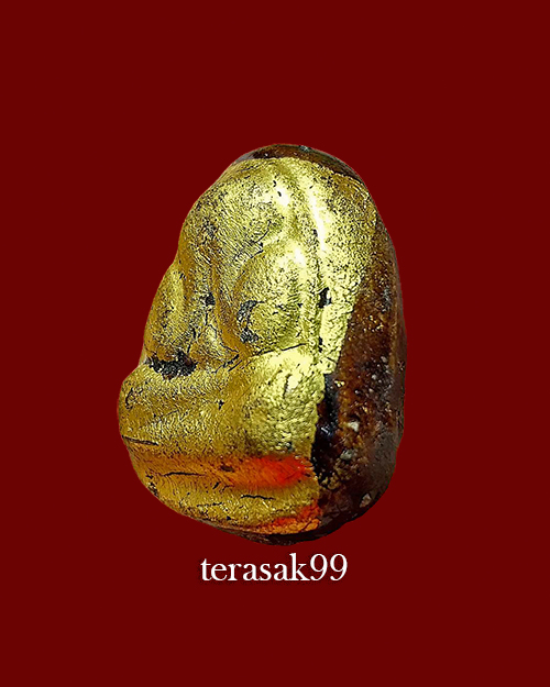 พระปิดตารุ่นแรก อาจารย์ภุชงค์ วัดช่องลม ชลบุรี ลงรักปิดทอง สวยๆ